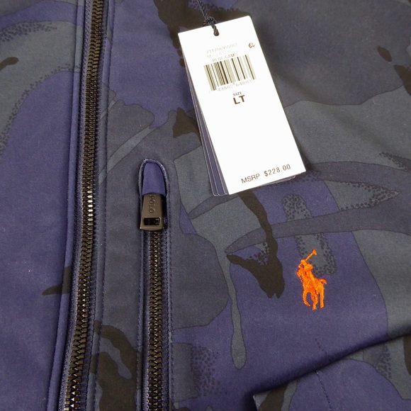Polo Ralph Lauren Softshell Camo Jacket Water Rep. - Picture 7 of 12